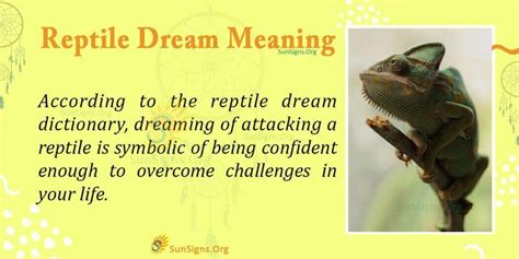 The Role of Fear and Peril in Dreams Involving the Nourishment of a Powerful Reptile