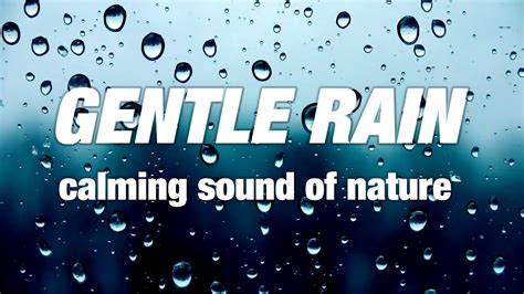 The Science Behind the Calming Sound of Gentle Raindrops