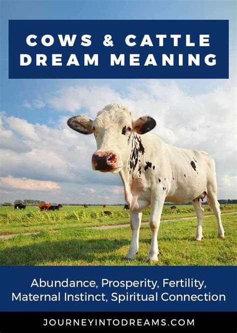 The Significance of Bovine Creatures in the Realm of Dreams