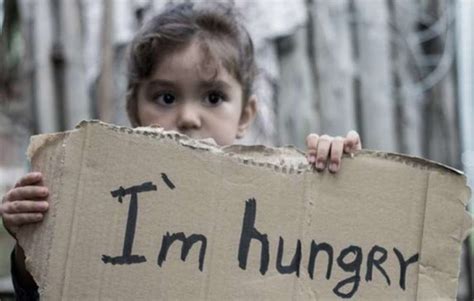 The Struggle for Nourishment: A Starving Individual's Journey