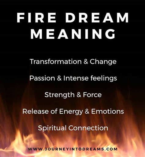 The Symbolic Meaning of Fire in Dreams