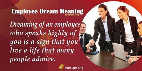 The Symbolic Representation of an Employer in Dreams