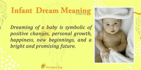 The Symbolic Significance of Dreaming About a Newborn Infant