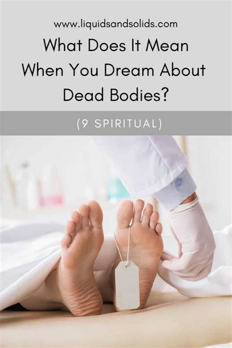 The Unsettling Significance of Deteriorating Corpses in Dreams