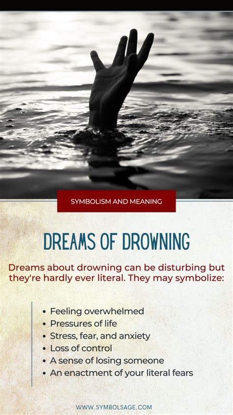 The Weight of Anxiety: Revealing the Symbolic Meaning Behind Dreams of Drowning