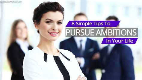 Tips for Establishing and Pursuing Your Ambitions