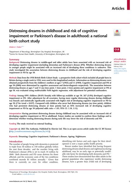 Understanding the Origins of Disturbing Dreams: Exploring the Factors behind Distressing Childhood Experiences