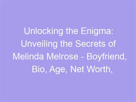 Unlocking the Enigma: Unveiling the Secrets Behind a Captivating Tale