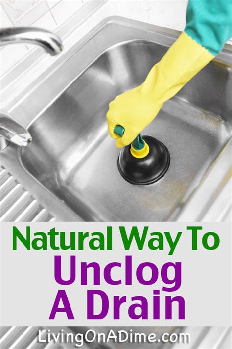 Using natural ingredients to unclog and refresh your drain