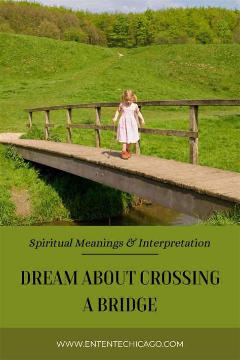 What do dreams about crossing bridges indicate?
