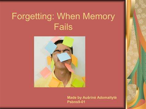 When Memory Fails: Deciphering the Significance of Forgetting to Attend Job Duties